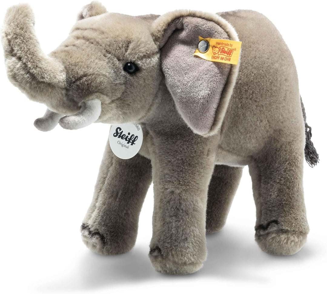 Zambu Elefant - 23 cm - Kuscheltier für Kinder – kuschelig & weich - waschbar - grau (064999)