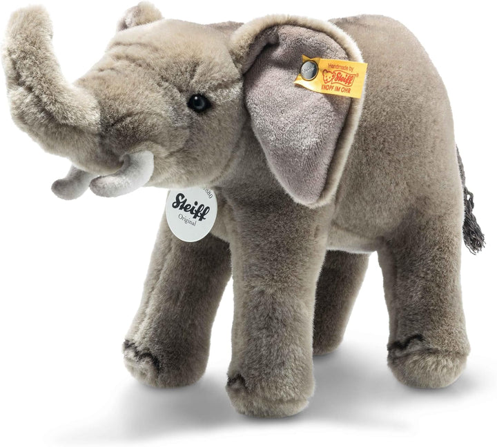 Zambu Elefant - 23 cm - Kuscheltier für Kinder – kuschelig & weich - waschbar - grau (064999)