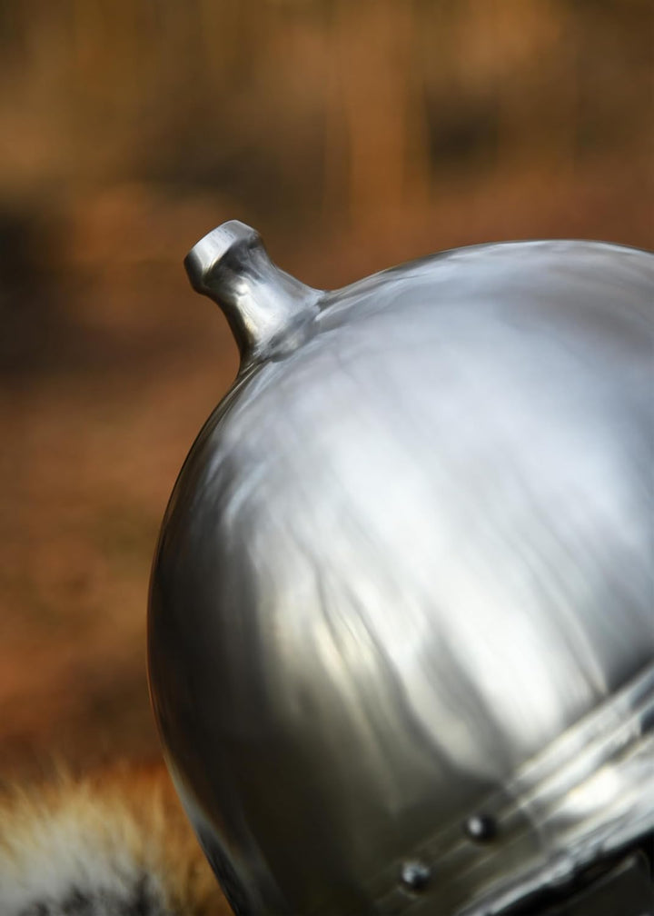 Keltischer Helm Montefortino, Stahl schaukampftauglich Ritterhelm LARP Wikinger