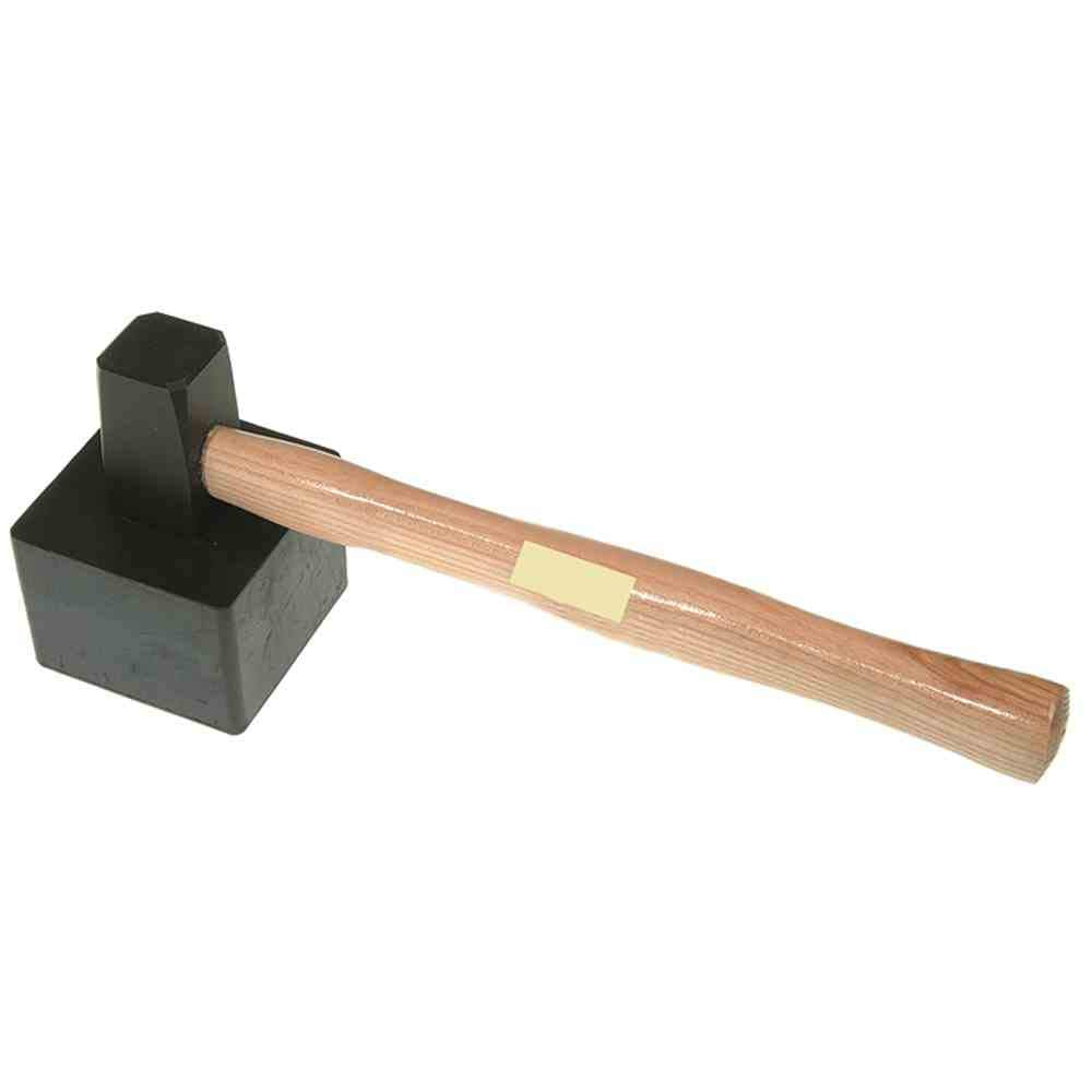 Plattenlegerhammer eckig 1500 g, mit anvulkanisiertem Kopf, 30170150