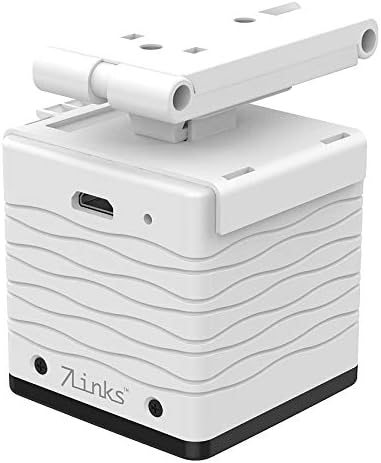 7links 360 Grad Kamera: Mini-Akku-HD-Überwachungskamera mit 360°, 960p, Nachtsicht, WLAN, App (Decke