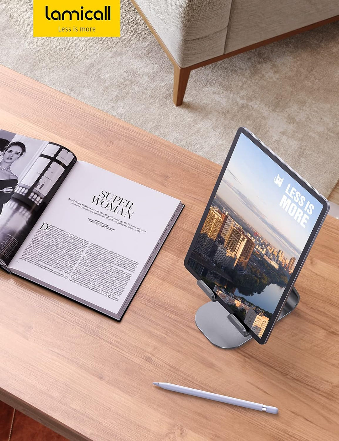 Lamicall Tablet Ständer Verstellbare, Tablet Halterung - Universal Halter, Halterung, Dock für 2024