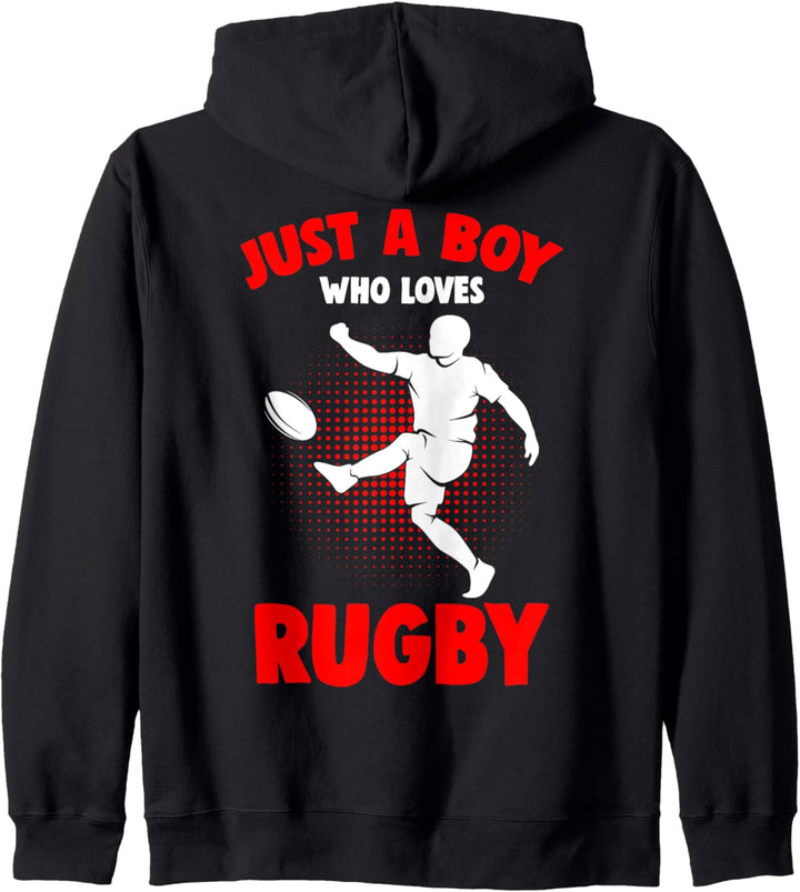 Rugby Kinder Jungen Kapuzenjacke