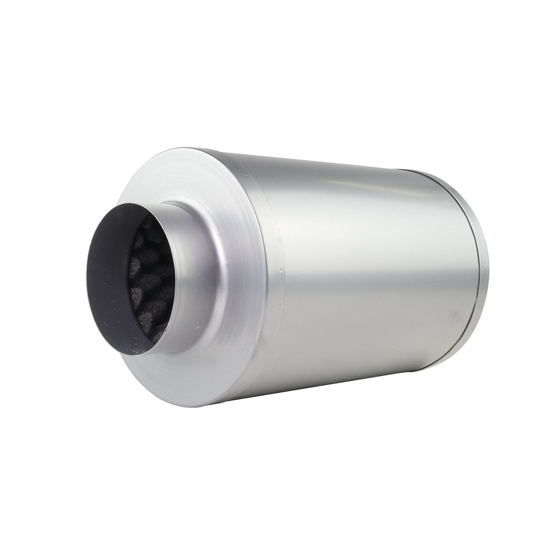 LABT Rohrschalldämpfer mit Akustikschaum Lüftung Zu und Abluft Durchmesser 100 mm Dämmstärke 50 mm G