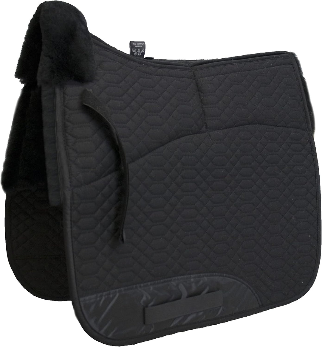 Engel Reitsport Lammfell Aufpolster Korrektur Schabracke Half Lined SCHABRA1AP-D-SCH-SCH Stoff schwa