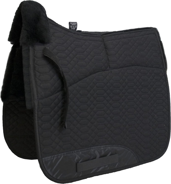 Engel Reitsport Lammfell Aufpolster Korrektur Schabracke Half Lined SCHABRA1AP-D-SCH-SCH Stoff schwa