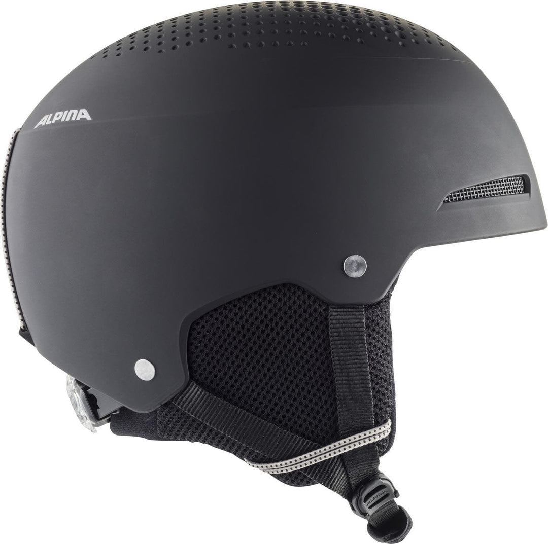 ALPINA ZUPO - Sicherer, Stossabsorbierender, Belüfteter & Schlagfester Skihelm Für Kinder black matt