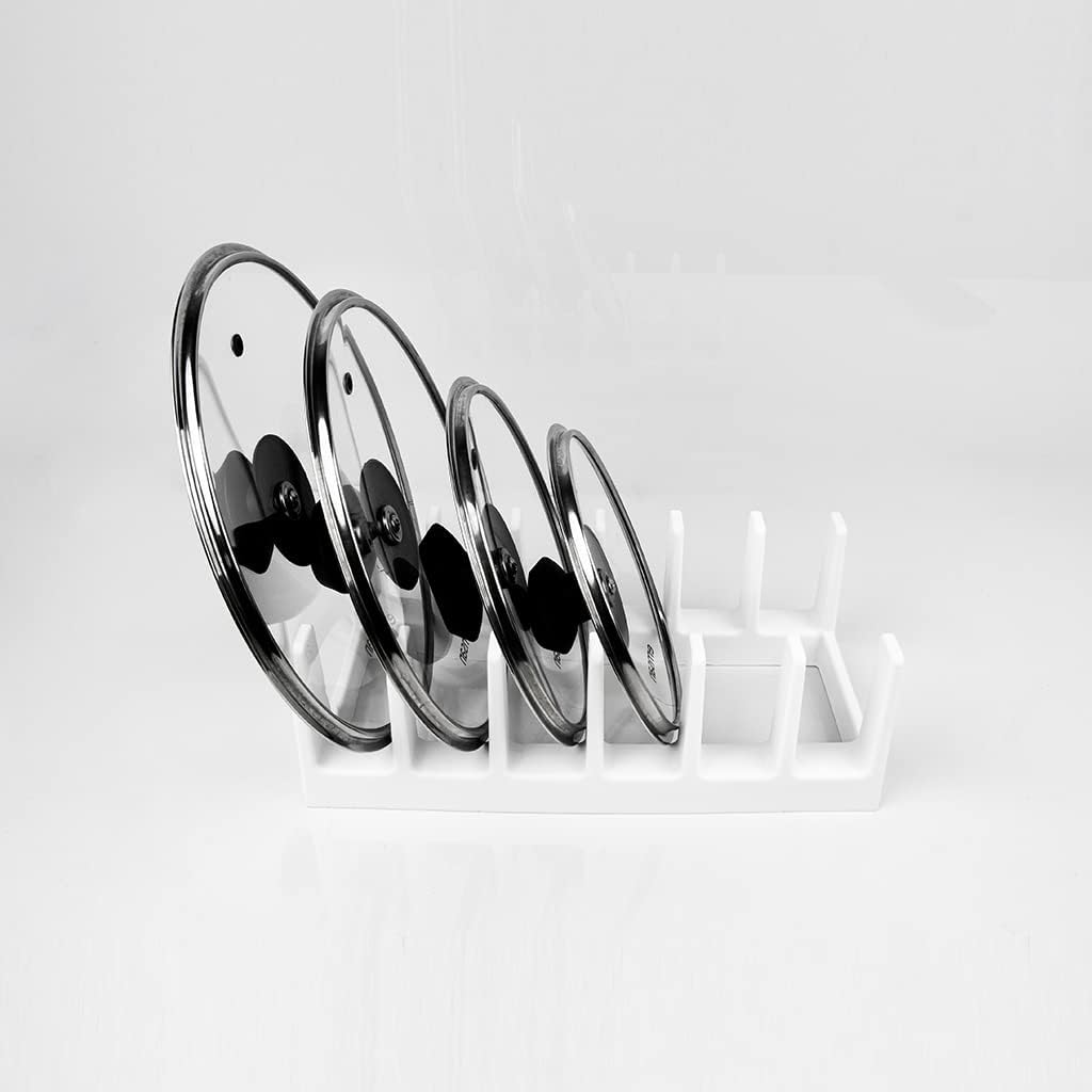 BOAA Fresh Topfdeckelhalter für sechs Deckel oder Pfannen, Küchenaufbewahrung, Geschirrhalter für di