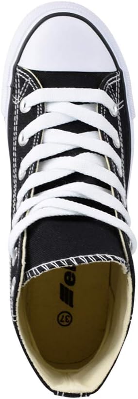 Elara Unisex Kult Sneaker | Bequeme Sportschuhe für Damen und Herren | High Top Textil Schuhe|Chunky