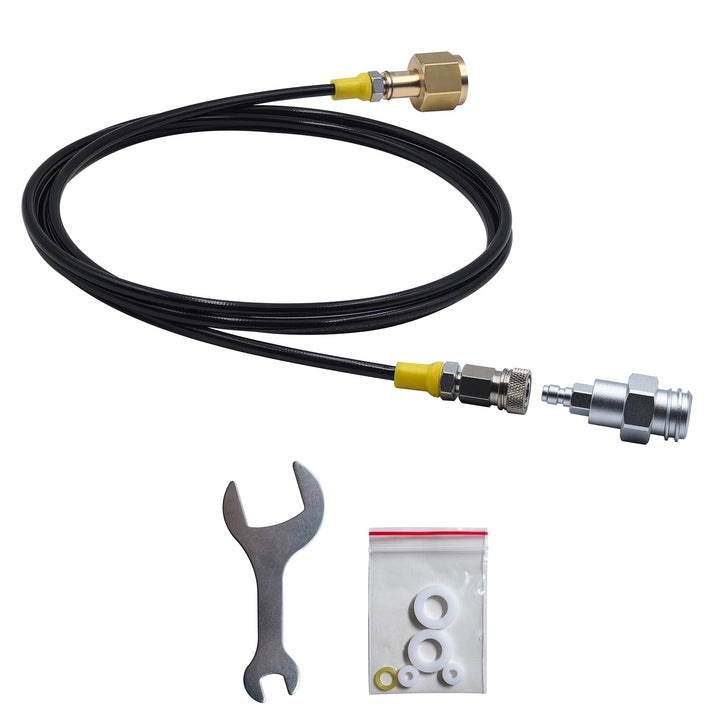 DRYHTEN Soda Wasser Maker Maschine Kohlendioxid Füllstation Adapter TR21-4 für externen CO2 Tank mit