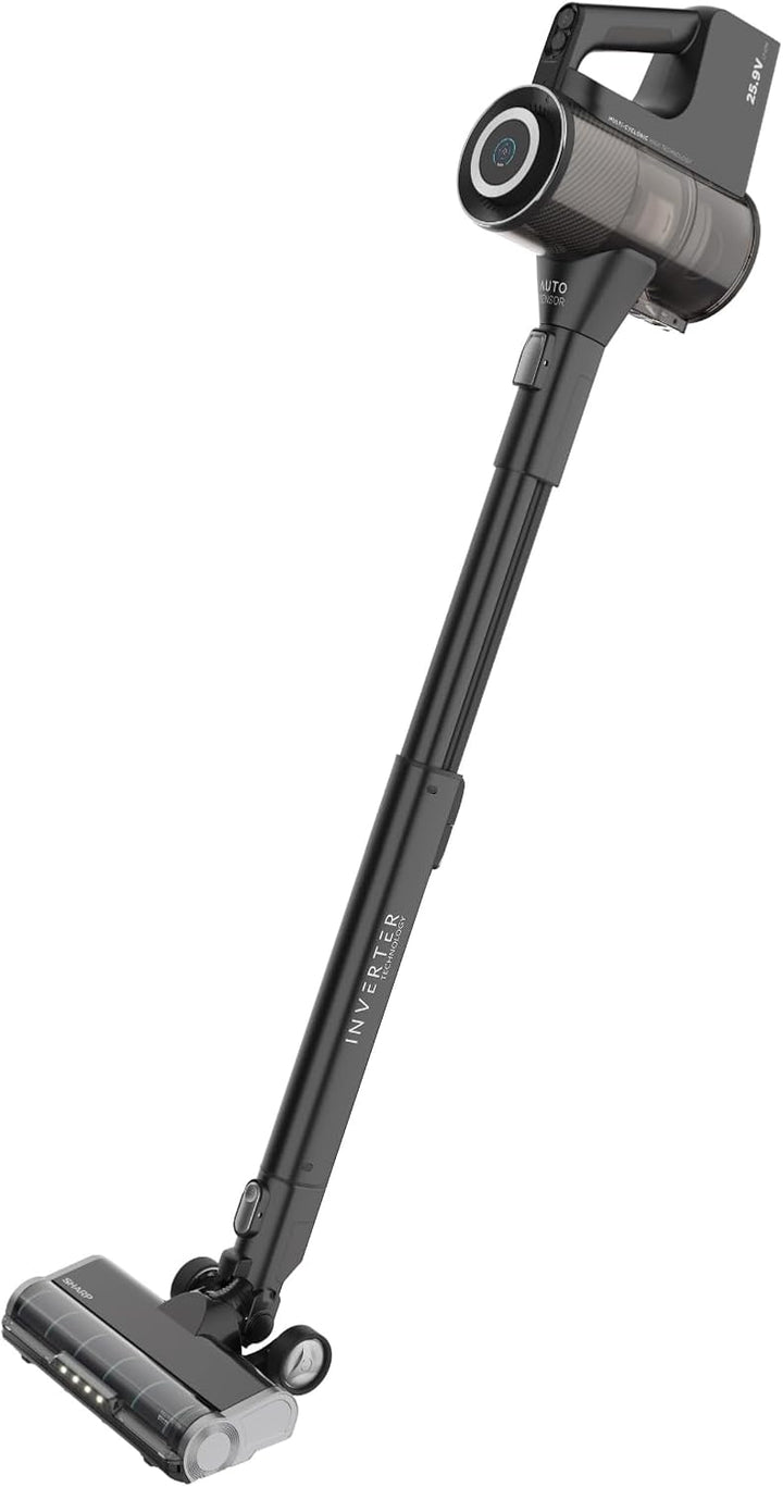SHARP SA-VP5521BS Staubsauger Kabellos mit Autom. Sensor, Animal, 450W BLDC-Motor, 65Min., 25,9V, 0,