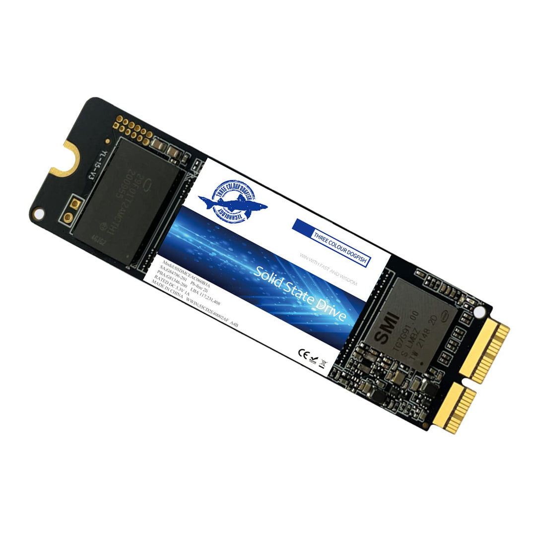 Dogfish 512GB SSD für MacBook M.2 2280 NVMe PCIe Gen3x4, interne Solid State Drive Upgrade für MacBo