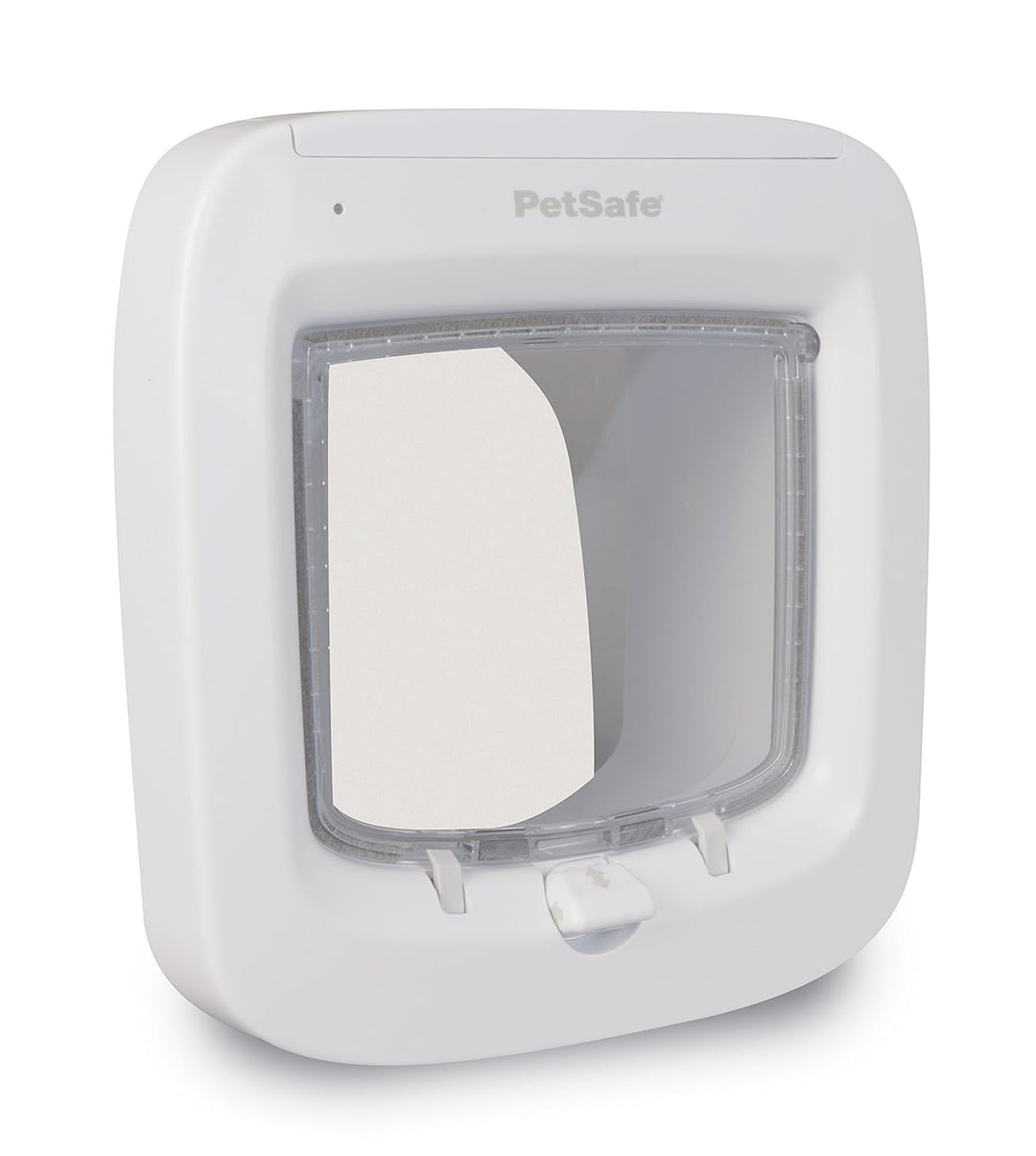 PetSafe Mikrochip-Katzenklappe, batteriebetriebene Haustierklappe, 4-Wege-Verriegelung und einfache