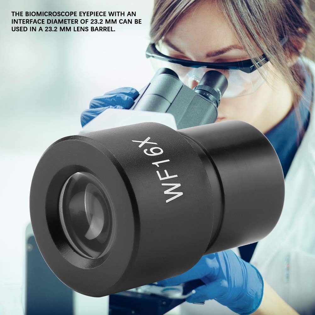 Mikroskop Okular WF16X 23,2mm für Stereomikroskop Labormikroskop Optische Linse Ersatz Brille