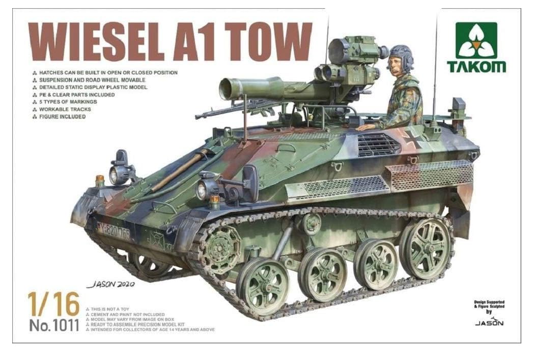 TAKOM - Wiesel A1 Tow aus Kunststoff, Massstab 1:16 TKO1011