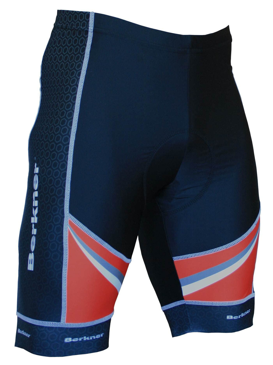 Berkner - Hagen - Fahrradhose, Bikehose kurz, Radhose in schwarz rot M Schwarz - Rot, M Schwarz - Ro