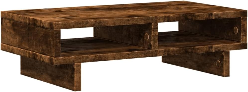 vidaXL Monitorständer Räuchereiche 50x27x15 cm Holzwerkstoff Räuchereiche 50 x 27 x 15 cm, Räucherei