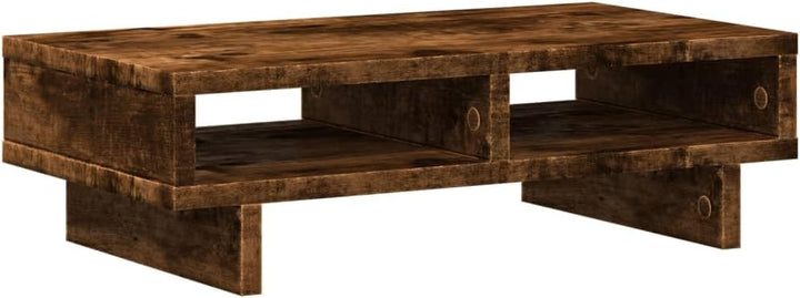 vidaXL Monitorständer Räuchereiche 50x27x15 cm Holzwerkstoff Räuchereiche 50 x 27 x 15 cm, Räucherei