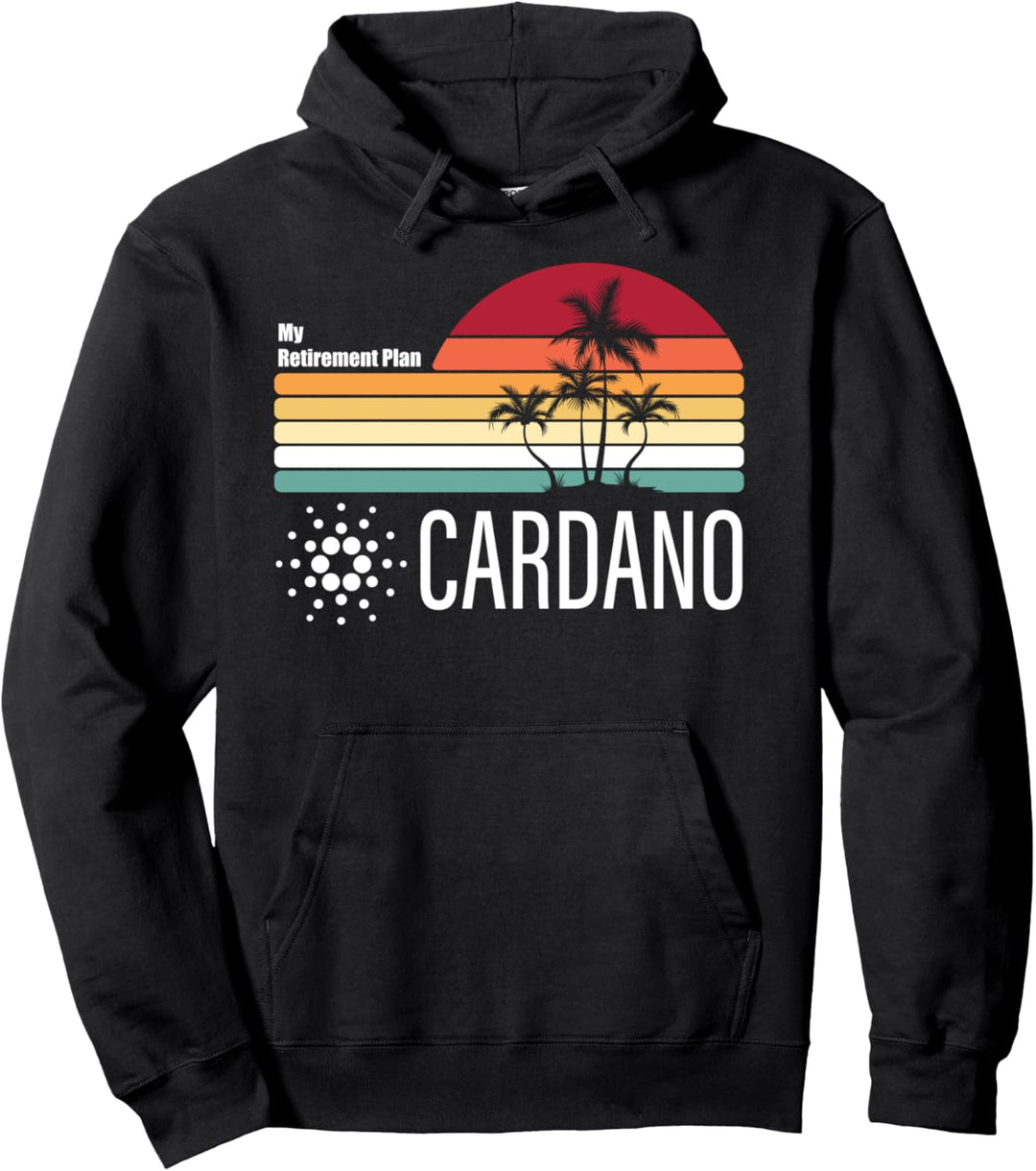 My Retirement Plan Cardano Shirt, ADA Blockchain Crypto Pullover Hoodie