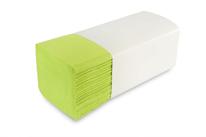 Quicky Papierhandtuch, ZZ-Falz, 25 x 23 cm, 2lag, Recycling - grün, 4000 Blatt, 1er Pack (1 x 1 Stüc