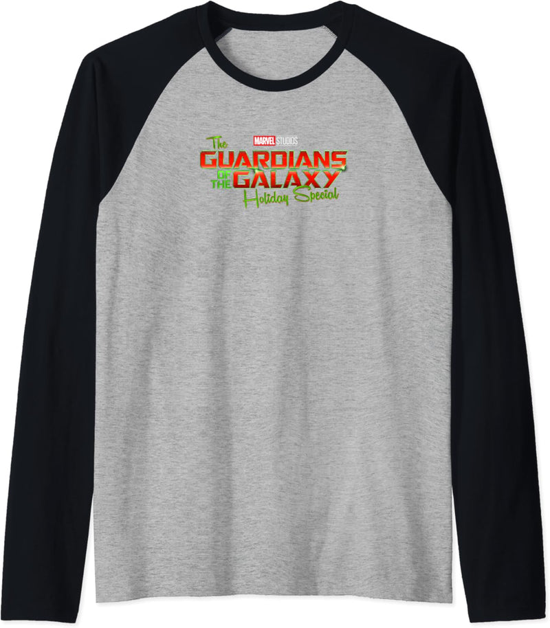 Marvel The Guardians Of The Galaxy Holiday Special Logo Raglan
