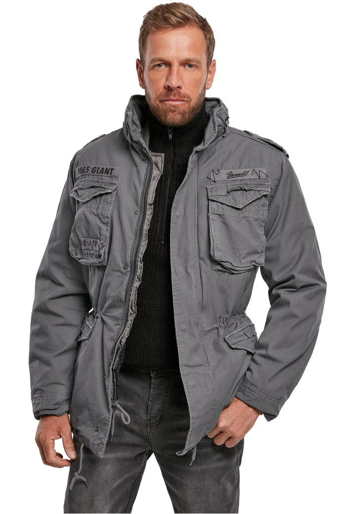 Brandit M65 Giant Männer Winterjacke woodland Basics M charcoal grey, M charcoal grey