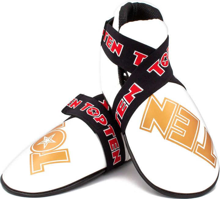 TOP TEN Fussschutz „Superlight“ für den Wettkampf Weiss M-L, Weiss M-L