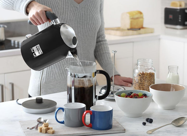 Kenwood kMix WasserkocherZJX740BK,hochwertiges Metallgehäuse im stylischen Design,herausnehmbarer Ed