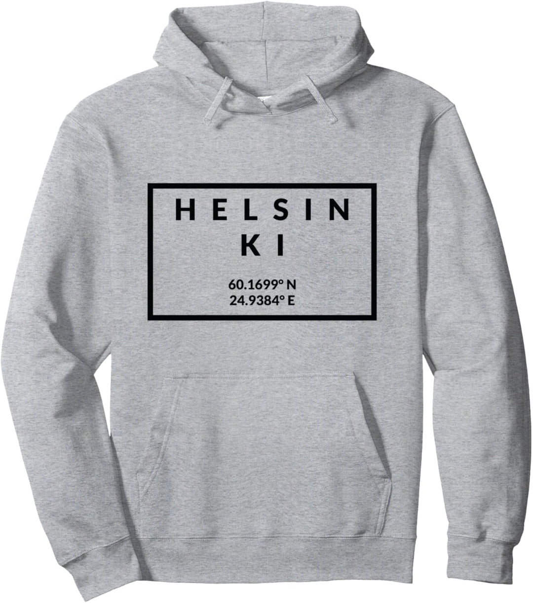 Finnland Capital Coordinates - Helsinki Pullover Hoodie
