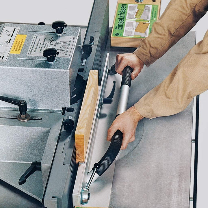 Aigner Spannlade zum Einsetzfräsen kurzer Werkstücke für Tischfräse 214283000192