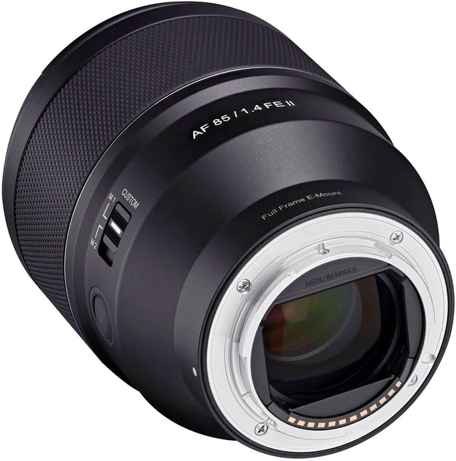 Samyang AF 85mm F1,4 II FE kompatibel mit Sony E – Autofokus Vollformat &amp; APS-C Portait Festbrennwei