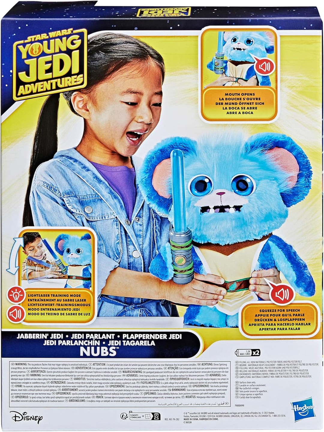 Star Wars Die Abenteuer der Jungen Jedi, Plappernder Jedi Nubs, elektronisches Star Wars Spielzeug f