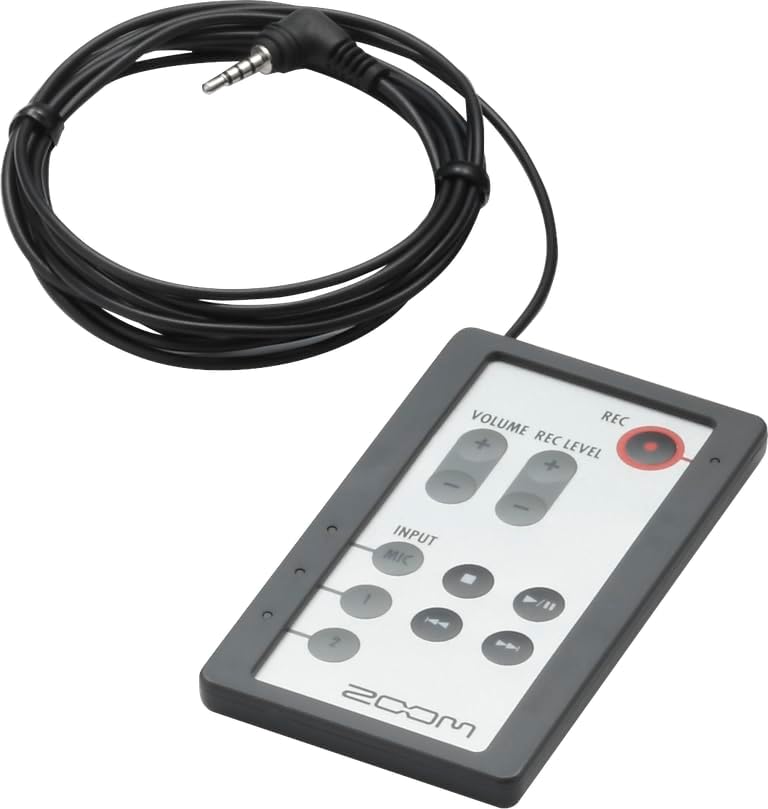 Zoom RC4 Wired Remote Control For Zoom H4n Single, Single