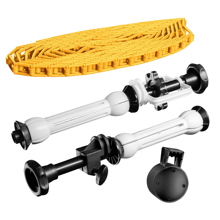 Walimex Hintergrundexpan und Kette & Gewicht orange, orange