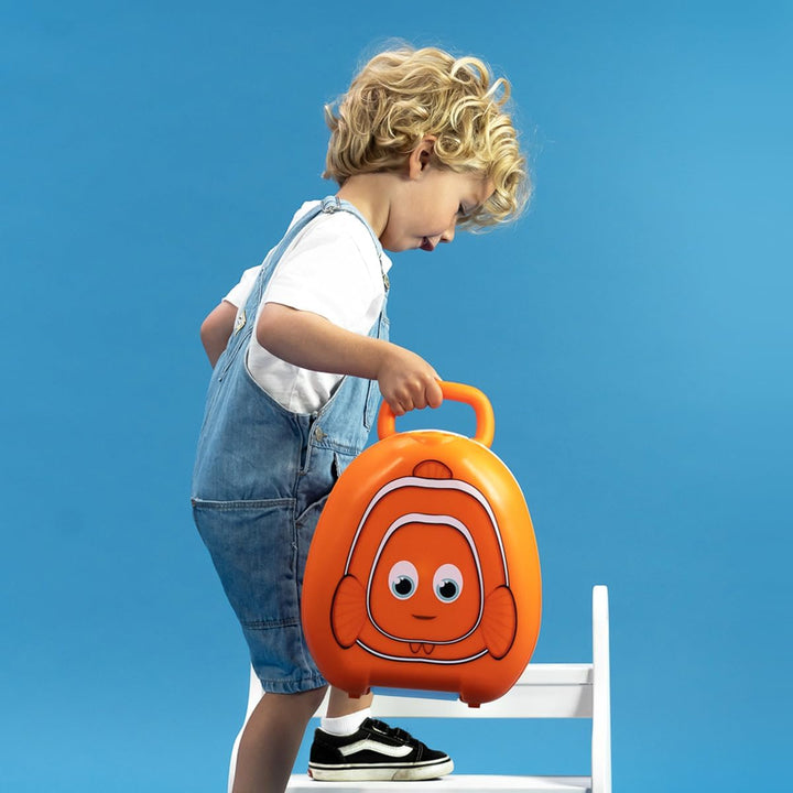 My Carry Potty - Clownfish Reise-Töpfchen, preisgekrönter tragbarer Kleinkind-Toilettensitz für Kind