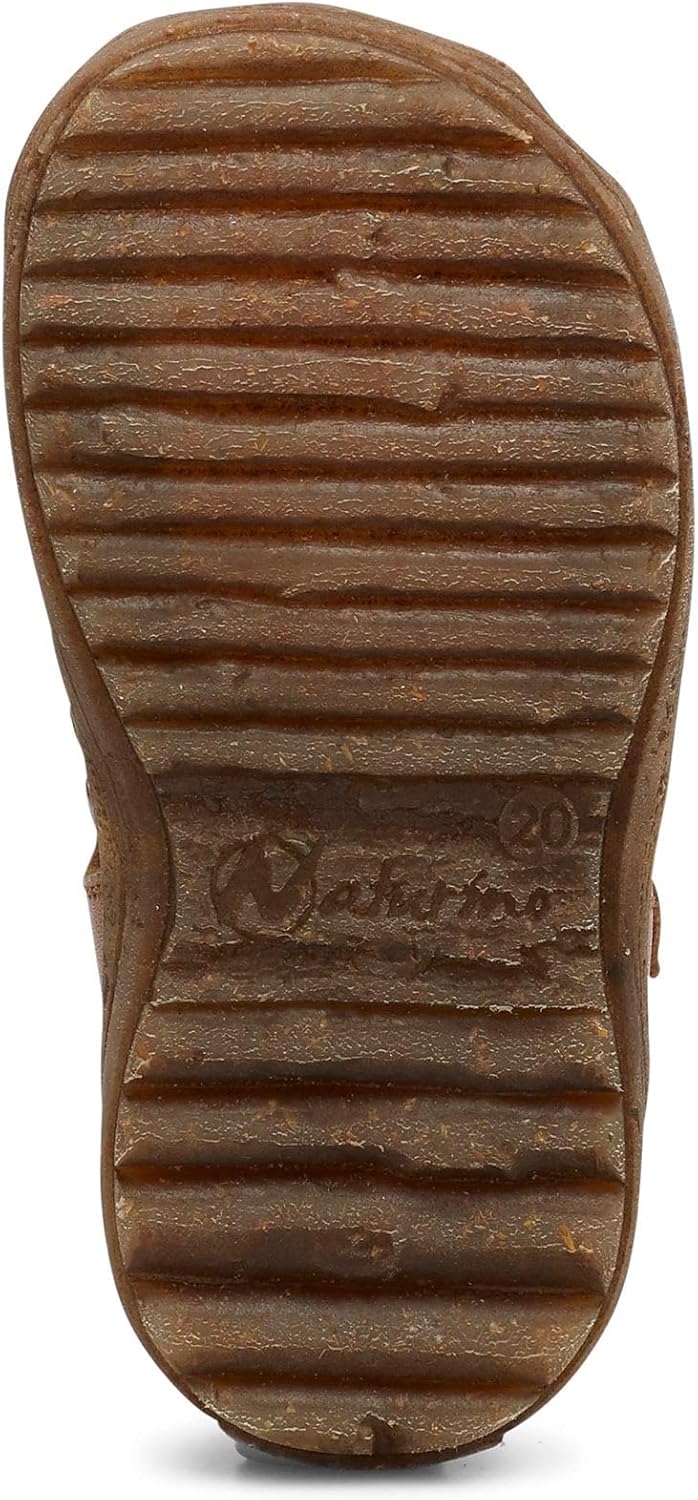 Naturino SEE-Halb geschlossene Sandalen aus laminiertem Leder-Rosa 20 EU Cognac, 20 EU Cognac