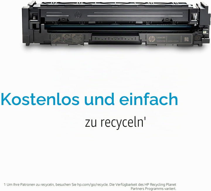 HP 212X (W2122X) Gelb Original Toner mit hoher Reichweite für HP Color LaserJet Enterprise M554, M55