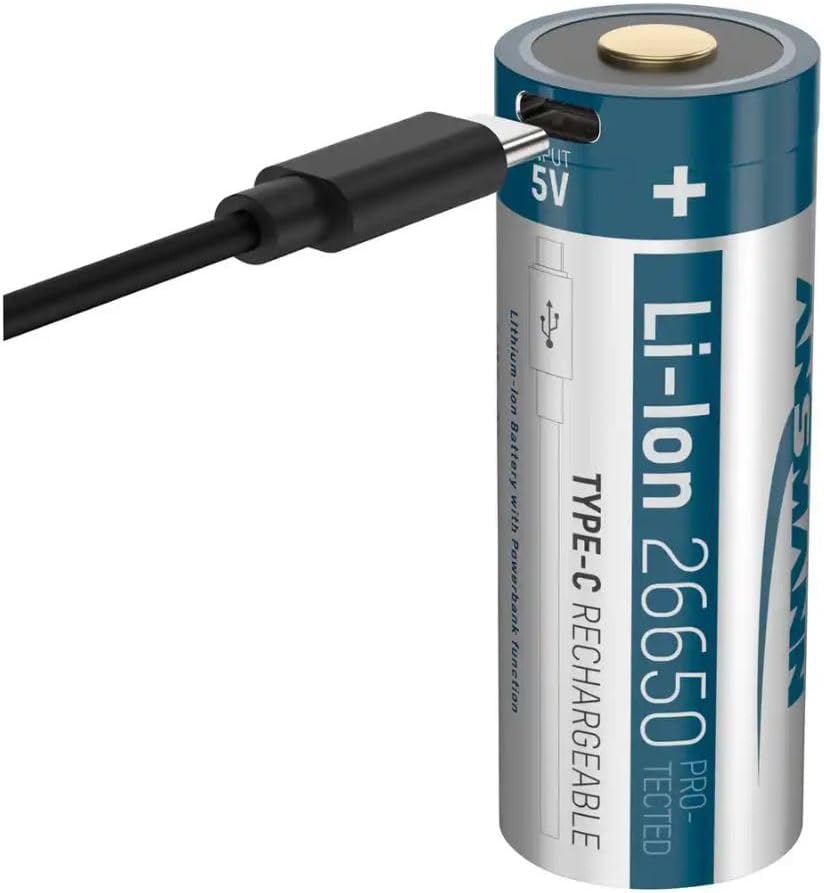 ANSMANN PRO 3000R Professionelle 30W wiederaufladbare LED-Taschenlampe IP67 bewertet 6 Lichtfunktion