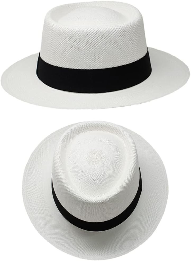 Gamboa Panama Hut Herren und Damen Sommer Borsalino Strohhut Panamahut Sonnenhut UV-Schutz UPF50+ 56