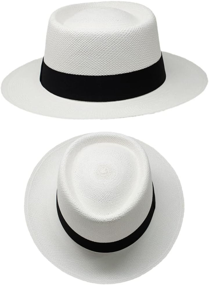 Gamboa Panama Hut Herren und Damen Sommer Borsalino Strohhut Panamahut Sonnenhut UV-Schutz UPF50+ 56