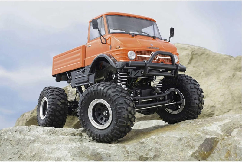 Tamiya 300058414 - MB Unimog 406 Serie U900 CR2, ferngesteuertes Offroad Fahrzeug, 1:10, Elektromoto