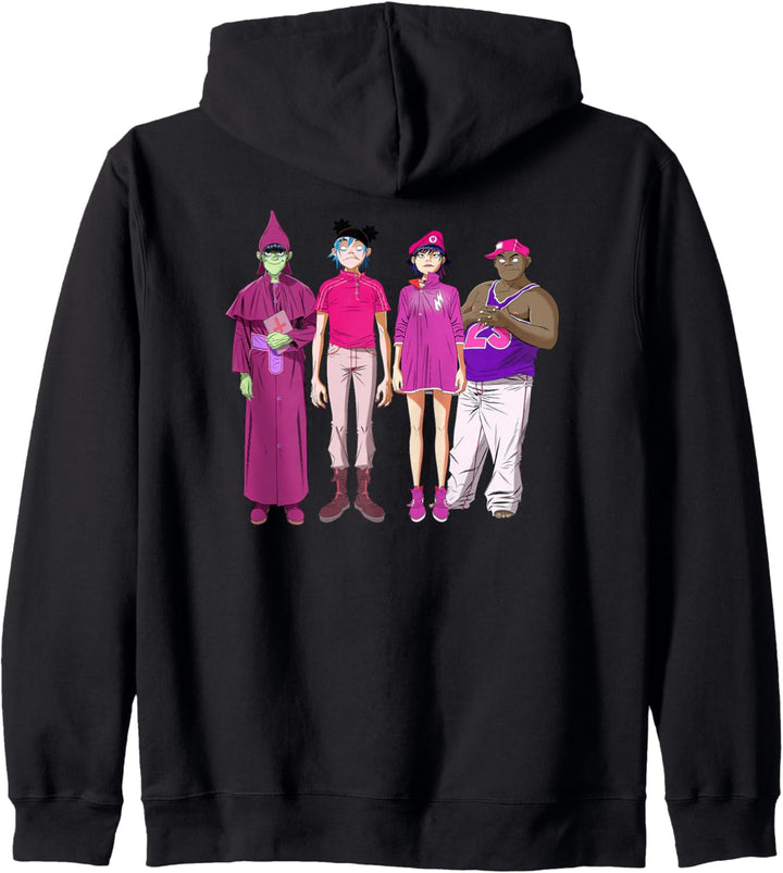 Gorillaz Cracker Island Group Kapuzenjacke