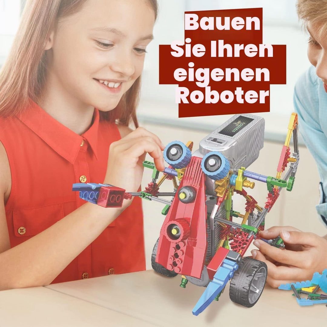 Science4you - Robotik Alfabot, Ein Roboter Bausatz mit 238 Stücke - Roboter Selber Bauen mit Dieser