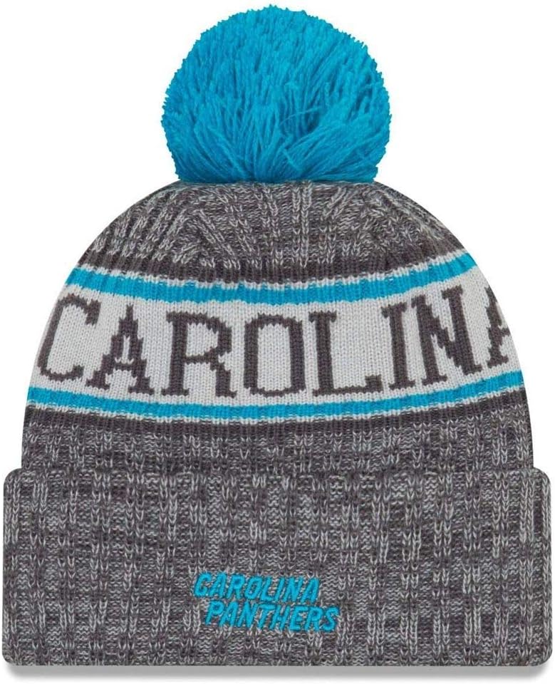 New Era NFL Sideline Graphite Mütze - Carolina Panthers