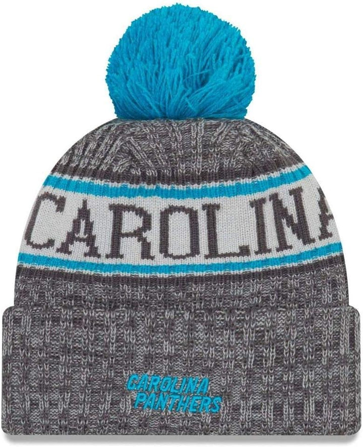 New Era NFL Sideline Graphite Mütze - Carolina Panthers