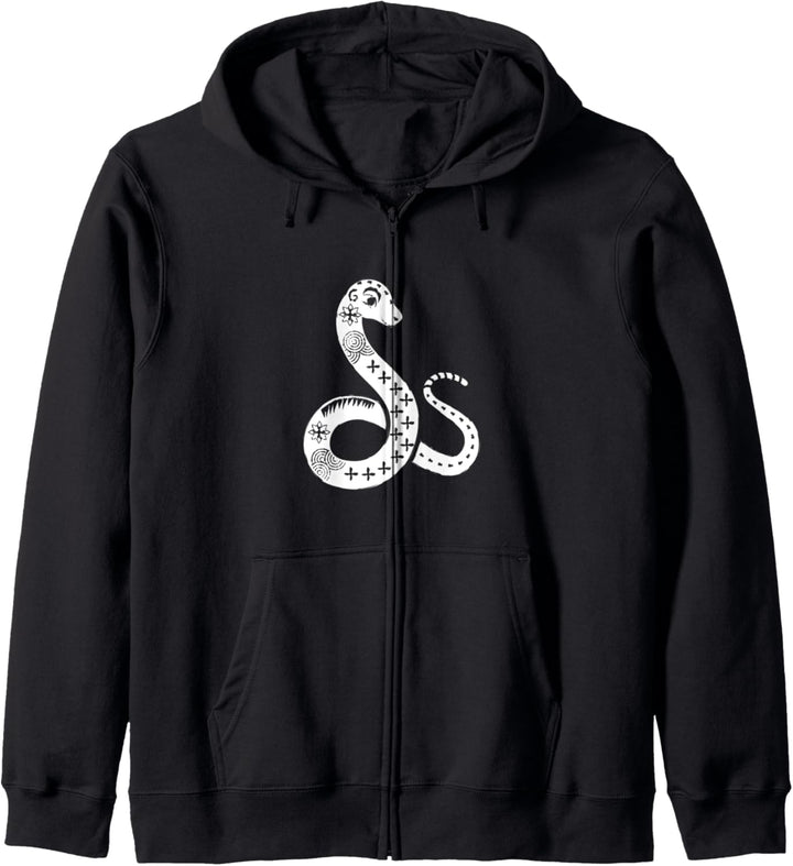 Year of Snake Chinese Zodiac Lunar Year Horoscope Astrology Kapuzenjacke