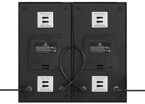 MOZSLY Doppel Uhrenbeweger für Automatik Uhren mit leisem Motor Klavierlack Full Schwarz, Full Schwa
