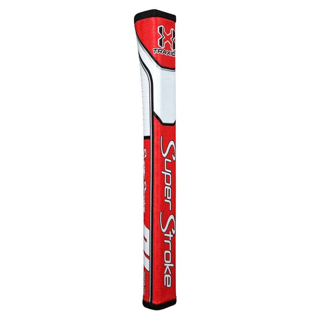 SuperStroke Traxion Pistol GT 2.0 Golf Putter Grip Rot/Weiss, Rot/Weiss