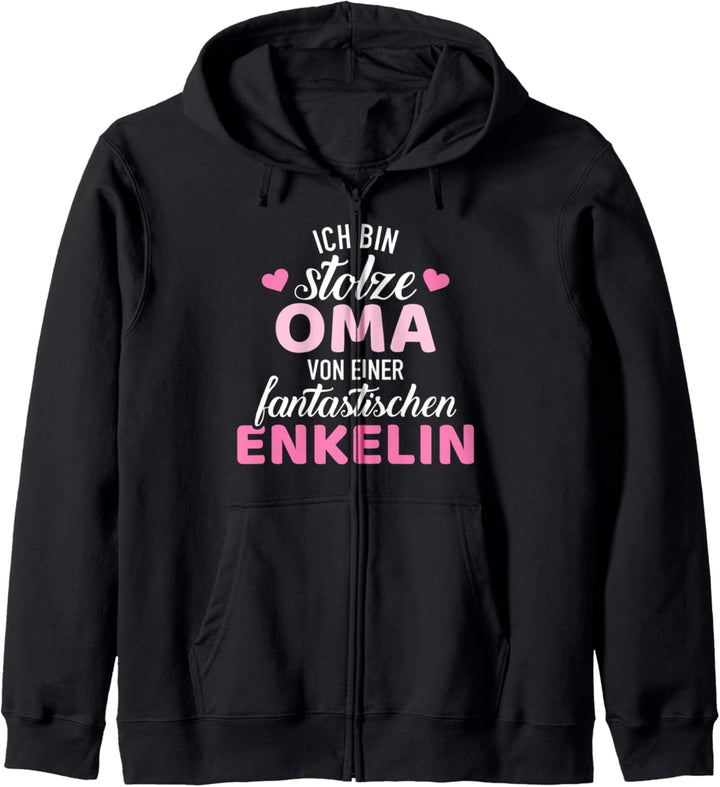 Stolze Oma einer fantastischen Enkelin von Enkeltochter Kapuzenjacke