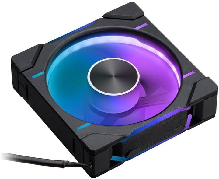 PHANTEKS D30 PWM Reverse Airflow D-RGB Lüfter - 120mm, schwarz 1 Stück - Reverse Black, 1 Stück - Re